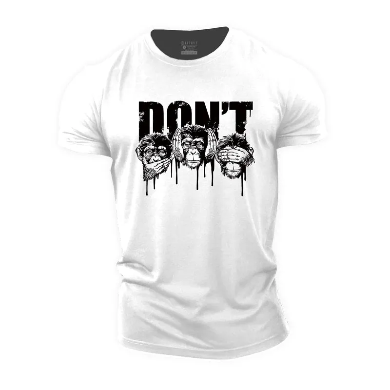 Don't Hear See Speak Cotton T-Shirt