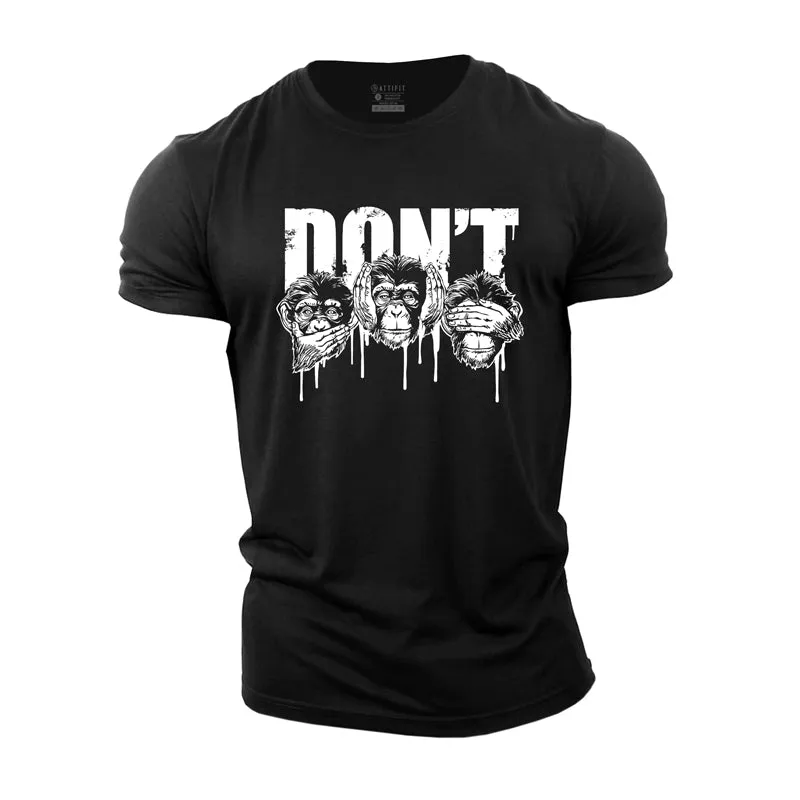 Don't Hear See Speak Cotton T-Shirt