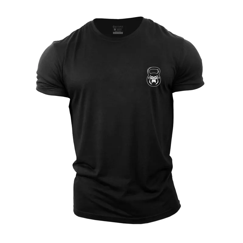 Orangutan Dumbbell Cotton T-Shirt