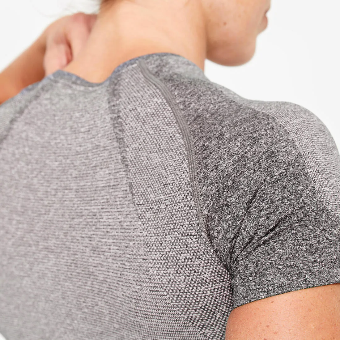Seamless Short-Sleeved Cropped Fitness T-Shirt